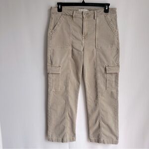 Hidden Los Angeles Cargo Jeans Size 31 Beige Utility Straight Leg